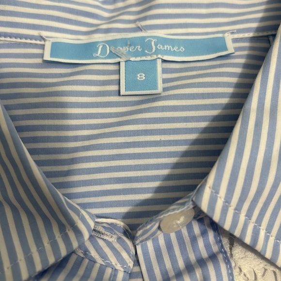 DRAPER JAMES Lucy Embellished Lace Button Down Shirt Size 8 - Picture 6 of 9